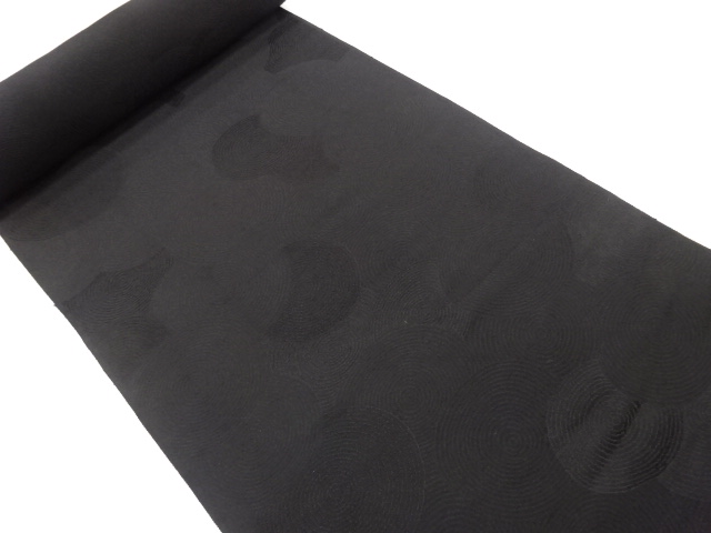 アンティーク　水輪模様織り出し　羽尺反物